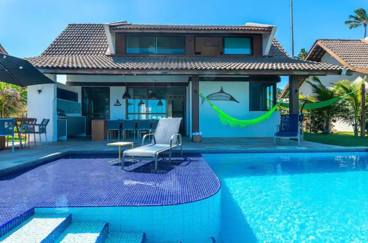 Feriehus Bangalo Luxo A Beira Mar Em Porto De Galinhas Villa Recife Brasilien